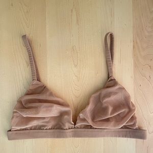 SKIMS mesh triangle bralette